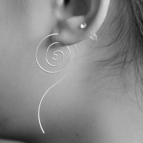 10 pair/lot fashion jewelry accessories metal copper brass wire surrounded circle earrings