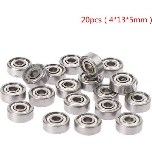 20pcs Deep Groove Spherical Carbon Steel Miniature Bearings 624ZZ