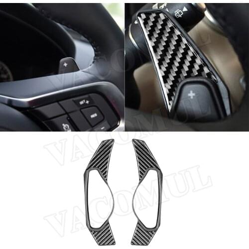 Car Gear Shift Panel Cover Decoration Sticker for Jaguar F-PACE 2016 - 2019 Car Interior Styling Accessories Carbon Fiber