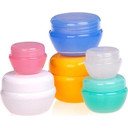 Wholesale 5g 10g 20g mushroom box PP plastic Cream Jar Cosmetic Sample Lotion packing Bottle