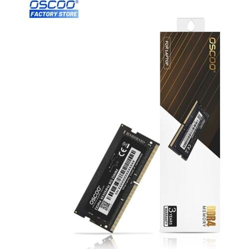 OSCOO DDR Ram 4GB 8GB 16GB DDR4 Memoria For Laptop Sodimm Rams 2400mhz 2600mhz Memory For Notebook