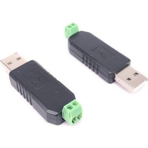 50pcs/lot USB to RS485 485 Converter Adapter Support Win7 XP Vista Linux Mac OS WinCE5.0