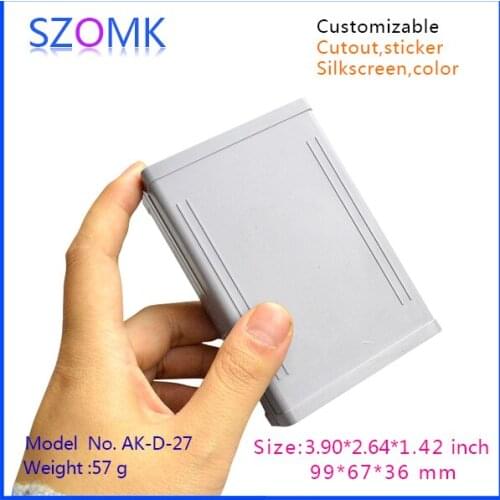 Abs plastic enclosure junction box (10 pcs) 99*67*36mm plastic electronics case, plastic enclosure for electronic plastic case