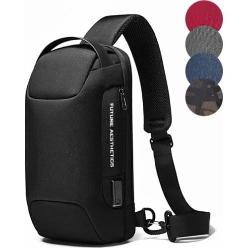 Hot Chest Bag New Multifunctional Waterproof USB Charging Crossbody Bag Anti-theft Shoulder Bags Short Trip For Travel Pack