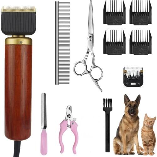 Professional Pet Trimmer Scissors Dog Cattle Rabbits Shaver 55W High Power Horse Grooming Electric Hair Clipper Cutting Machine