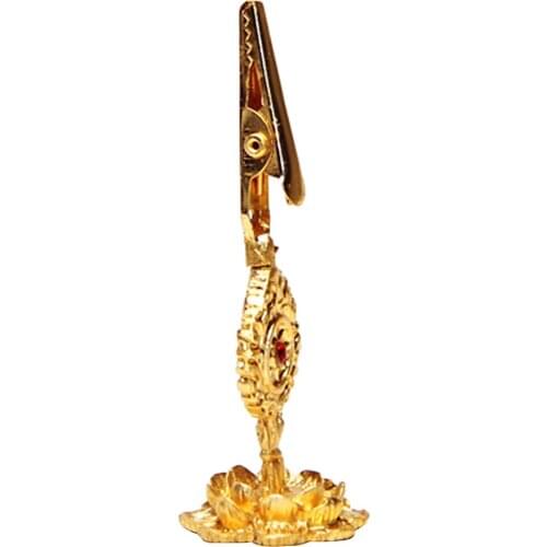 Religious Incense Coil Clip Holder Antique Brass Incense Coil Buddhism Decor