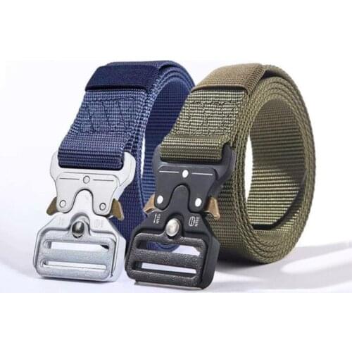 Mens Belt Army Outdoor Hunting Tactical Multi Function Combat Survival High Quality Marine Corps Canvas For Nylon Male Luxury