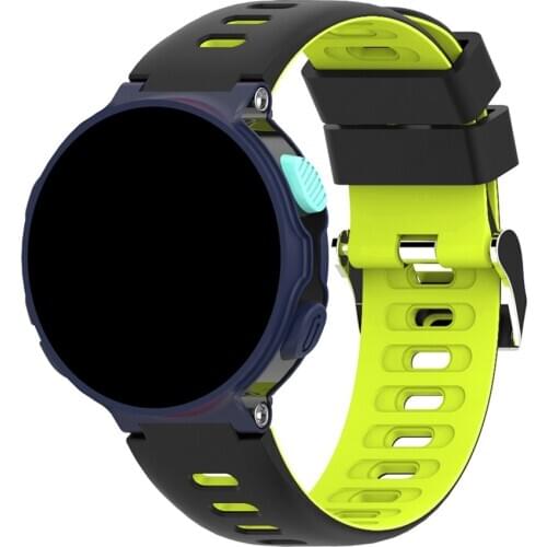 Watch Belt for Garmin Forerunner 235/235lite/735xt Replacement Silicone Watch Strap Double ColorSmart Watch Accessories