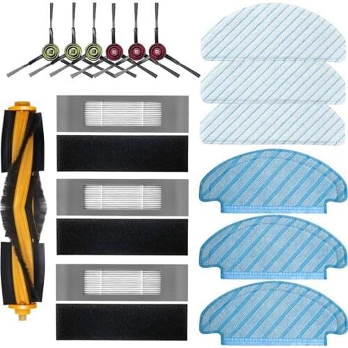 Roller Main Brush Mop Filter Set for Ecovacs Deebot Ozmo T8 AIVI T8 MAX Robot Vacuum Cleaner Parts