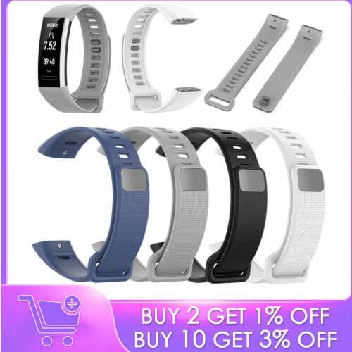 Silicone Watch Band Strap Belt Adjustable Wristband Replacement for Huawei Band 2/Band 2 Pro/ERS-B19/ERS-B29