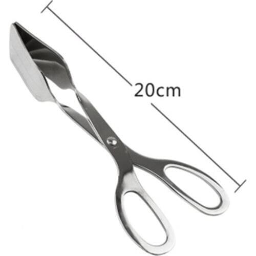 Thick stainless steel food clip buffet clips food clip scissors scissors clip salad clip barbecue clip baking tools