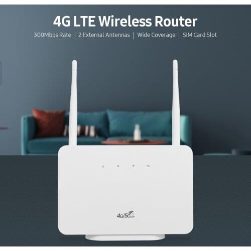 Universal Unlocked 4G LTE CPE Router Modem RJ45 LAN WAN External Antenna WiFi Wireless Hotspot With Sim Card Slot