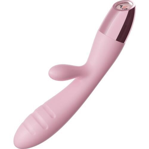 G spot Dual Shocked Clit Stimulation Vibrator,USB Rechargeable Vibrating Adult Sex Toys For Woman Masturbation Sex Product O3