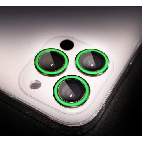 Camera Len Tempered Glass for iPhone 12 Pro Max 4 Colors Luminous Screen Protector for iPhone 12 Mini 12 12 Pro Protective Glass