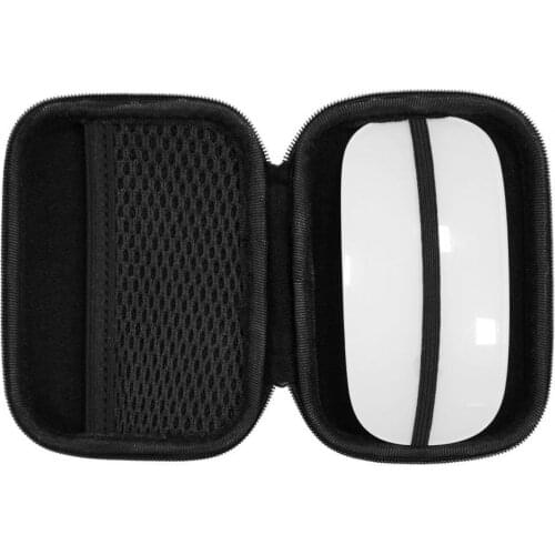 Storage Bag Hard Shell with Hand Strap Black Nylon Carrying Cover Bag for Magic Mouse 2