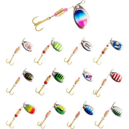 POETRYYI 1 piece Fishing Lure Spinner Bait 6cm 3.5g Metal Fishing Hard Bait With CrankBait For Bass Fishing