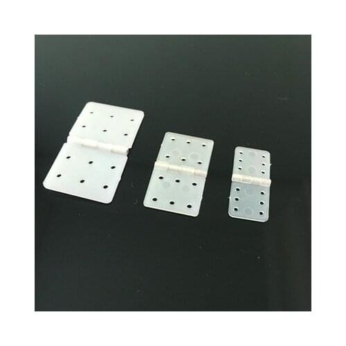 20 Unids/Lote De Bisagra Plana De Nylon Para Avión RC 20*37mm 15*27mm 25*10mm