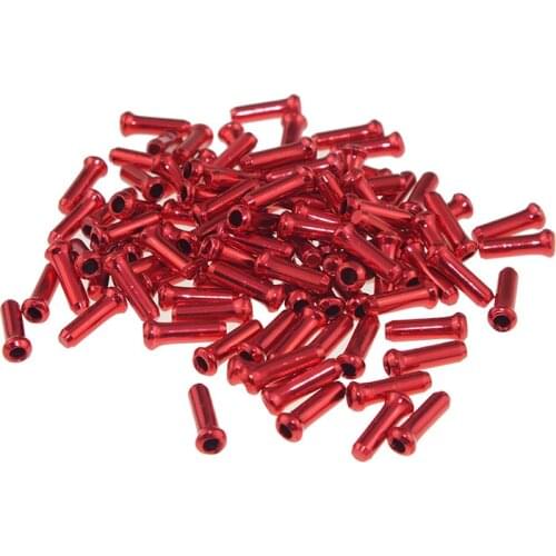 30 Pcs/lot MTB Bike Bicycle Brake Shifter Aluminum Inner Cable Tips Crimps Cycle Cycling Parts Derailleur Shift Cables End Caps