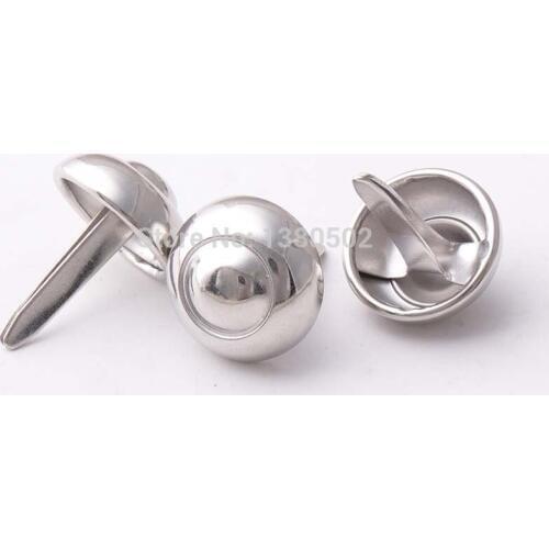 30pcs/lot sliver color 18mm large Brads Scrapbooking For Diy Embellishment Decoration