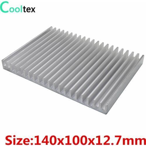 140x100x12.7mm Aluminum HeatSink radiator heat sink for Chip VGA RAM LED Electronic Power Amplifier COOLER cooling