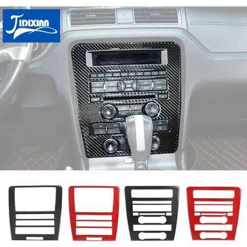 Car Center Console GPS Navigation Panel Decoration Trim Cover Sticker for Ford Mustang 2009 2010 2011 2012 2013 Car Accessories