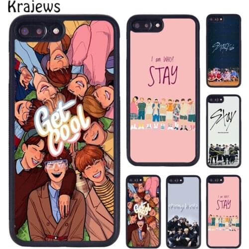 Krajews Stray Kids Kpop Band Phone Case For iPhone X XR XS 11 12 Pro MAX 5 6 6S 7 8 Plus Samsung Galaxy S5 S6 S7 S8 S9 S10 PLUS
