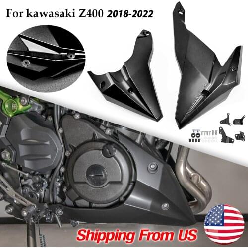 Motorcycle Parts Bellypan Lower Engine Spoiler Fairing For kawasaki Z400 Z 400 2018-2021 2020 Belly Pan Engine Protection Cover