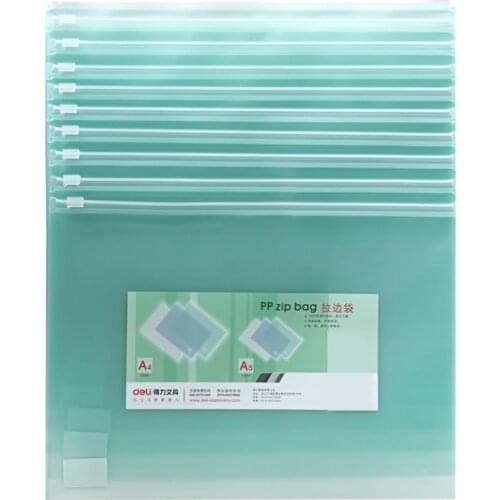 DL 5588 plastic transparent sanding zipper bag file collection and finishing bag office supplies Stationery office supplies for