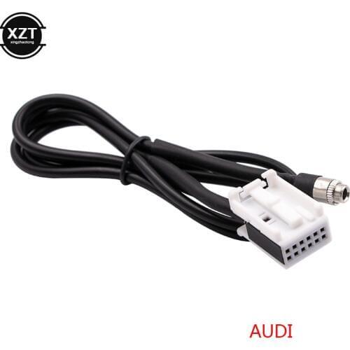 Brand New Female 3.5mm AUX Audio MP3 Input Cable For Audi A3 TT A4 S4 A6 A8 A8L 2007-2014