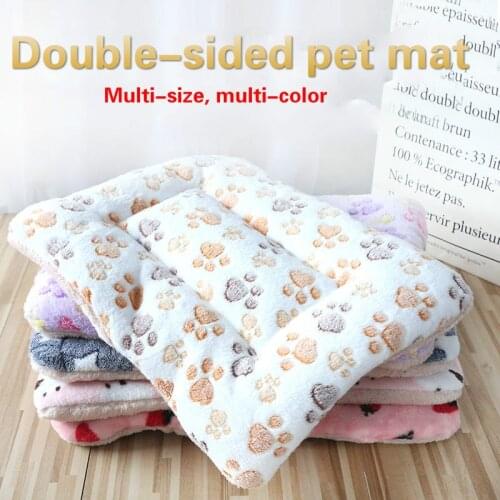 Pet Dog Mats Dog Beds,Thick Blankets for Pets In Winter,cartoon Kennels for Pets,Warm Sleeping Mats for Dogs with Cotton Quilts