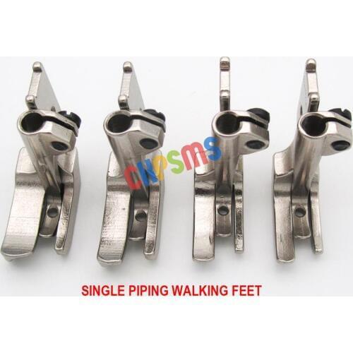 #KP-PWF4 WELTING PIPING WALKING FOOT SET #S32 4 PAIRS fit for CONSEW 206RB 225 226 277 #S32 1/8+3/16+1/4+5/16