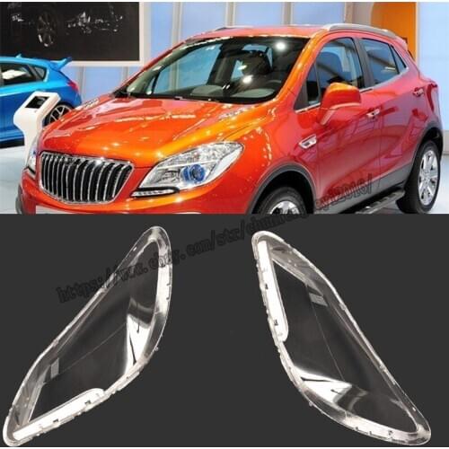 For Buick Encore 2013 2014 2015 2016 Headlight Lens Headlamp Cover 2pcs Car modification accessories