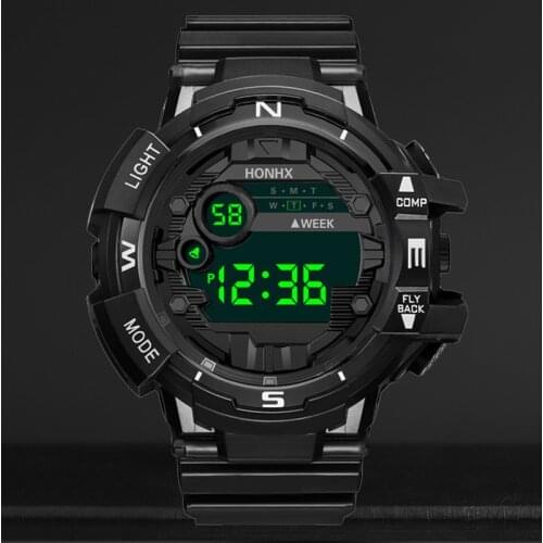 New Luxury Men LED Digital Watch Casual Wrist Watches Unisex LED Digital Watch Man Military Clock Sport Outdoor Men Gift