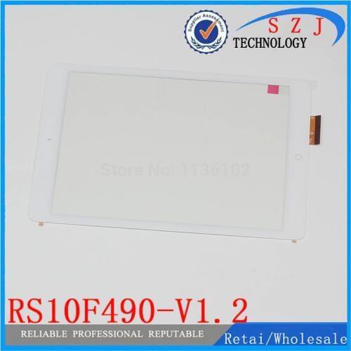 New 9.7" inch tablet pc White Capacitive Glass Panel Touch Screen Digitizer Replacement RS10F490-V1.2 Free shipping