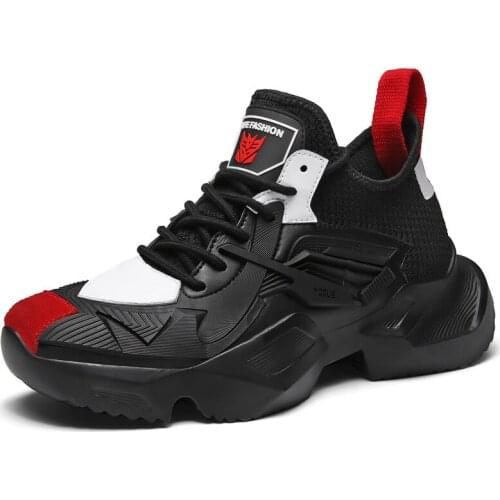 New Design Height Increasing Men Sneakers Breathable Casual Shoes Jogging Athletic Running Shoes Male Comfortable Sport Footwear