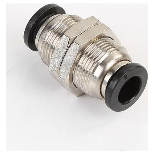 Pneumatic connector straight through Pneumatic-Fitting Pneumatic-coupling 8mm 6mm 10mm 12mm OD Hose Tube Bulkhead Quick-Joint