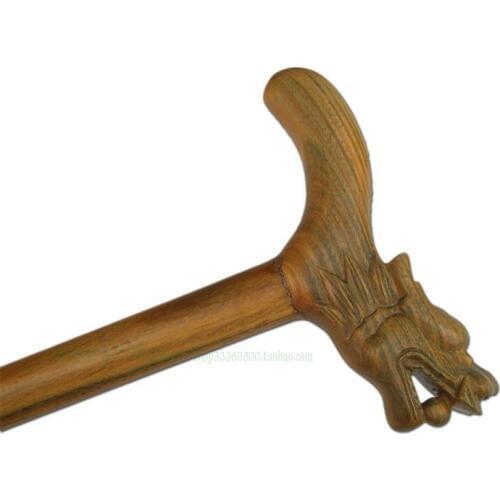 GIFT * Xiangxiang high-grade green sandalwood rosewood Lushi cane crutches leading * []