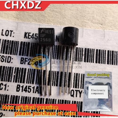 10pcs New and Orginal BF256B 256B TO-92 30V 13MA JFET N-Channel Field-Effect Transistor