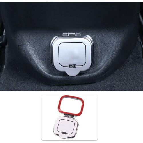 Silver Rear USB Socket Control Frame Trim 1PCS For Buick Regal 2017-2021 Car Styling Accessories