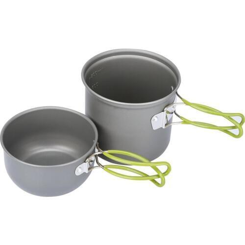 2020 New Ultralight Camping Cookware Utensils Outdoor Tableware Set Hiking Picnic Backpacking Camping Tableware Pot 1-2 persons
