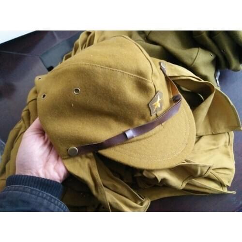 WWII WW2 JAPANESE ARMY SOLDIER FIELD WOOLEN CAP HAT 57~60cm Military Hat Military War Reenactments
