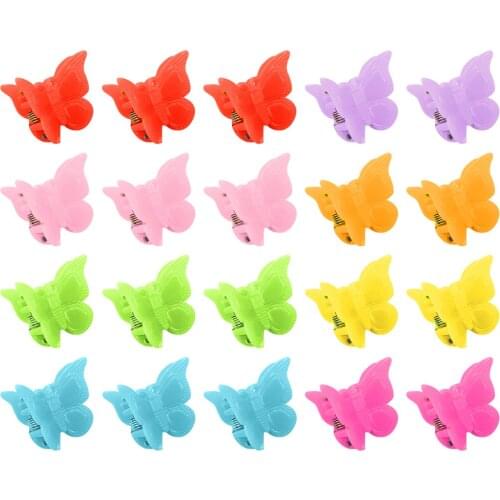 Butterfly Kids Adults Hair Clips Internet Celebrity Ins Sweet Girl Claw Barrettes Colorful Simple Casual Party Ladies Hairclips