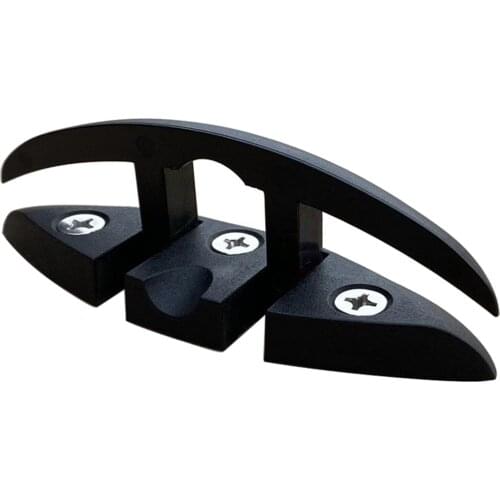 130mm Nylon Boat Flip Up Folding Pull Up Cleat Deck Kayak Flush Mount Black