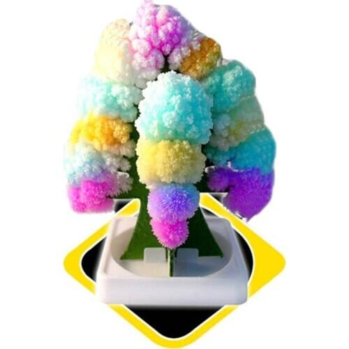 2020 Christmas Paper Tree Toy Magic Decoration Ornament For Children Kids Home Holiday