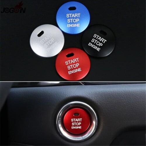 Car Styling Engine Start Stop Push Button Ring Cover Trim For MAZDA 3 MAZDA 6 MAZDA 2 CX-5 CX-9 CX-3 MX-5 2014-2018