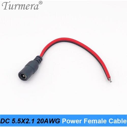 5pieces 5.5 x 2.1mm DC Power Female Cable 12V Plug DC Female Adapter Cable Plug Connector for CCTV Camera DC Plug Female