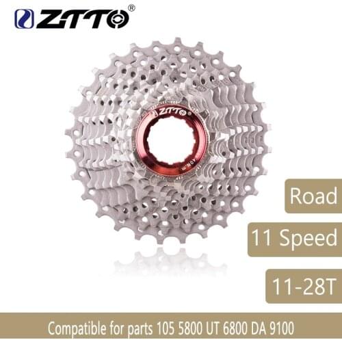 ZTTO Road Bike 11 Speed Cassette 11Velocidade 11S 28T Bicycle Parts Cassete Freewheel Sprocket For 105 5800 UT 6800 DA 9100 300g