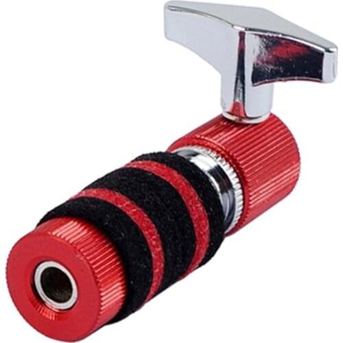 Jazz Drum Red Hi-Hat Cymbal Clutch Stand Post for for Percussion Accessories