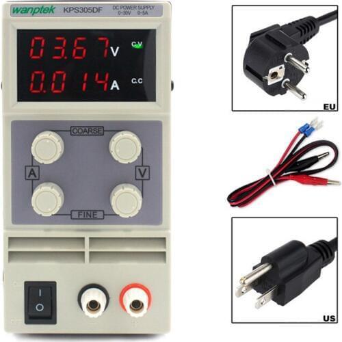 0-30V/0-5A Mini Laboratory DC Power Supply LED Digital Adjustable Variable Switch DC Power Supply High Accuracy DC Power Supply