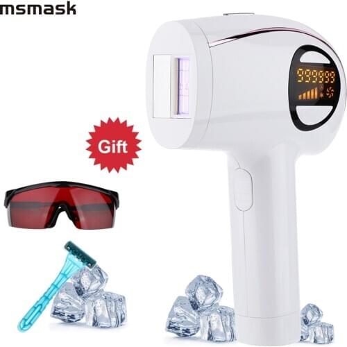 990000 Flash IPL ICE Cold Laser Epilator Body Bikini Permanent Hair Remover Lip Hair Armpit Hair Leg Hair Full Body Hair Removal
